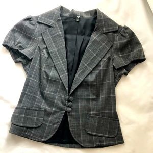 Cap sleeve office jacket